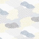 Quilt Backs Col. 105 Cloud White/Multi (274cm) - Due Sept/Oct